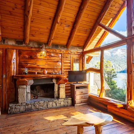 Cabañas Villa Labrador con costa de lago San Carlos de Bariloche Exterior foto