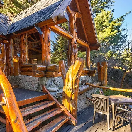 Cabañas Villa Labrador con costa de lago San Carlos de Bariloche Exterior foto