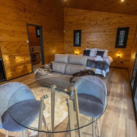 Cabañas Villa Labrador con costa de lago San Carlos de Bariloche Exterior foto